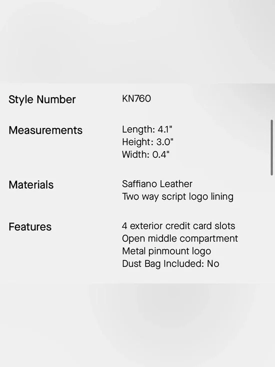 kate spade Black Saffiano Crescent Shoulder Bag w/matching card case. NWT - Picture 15 of 16